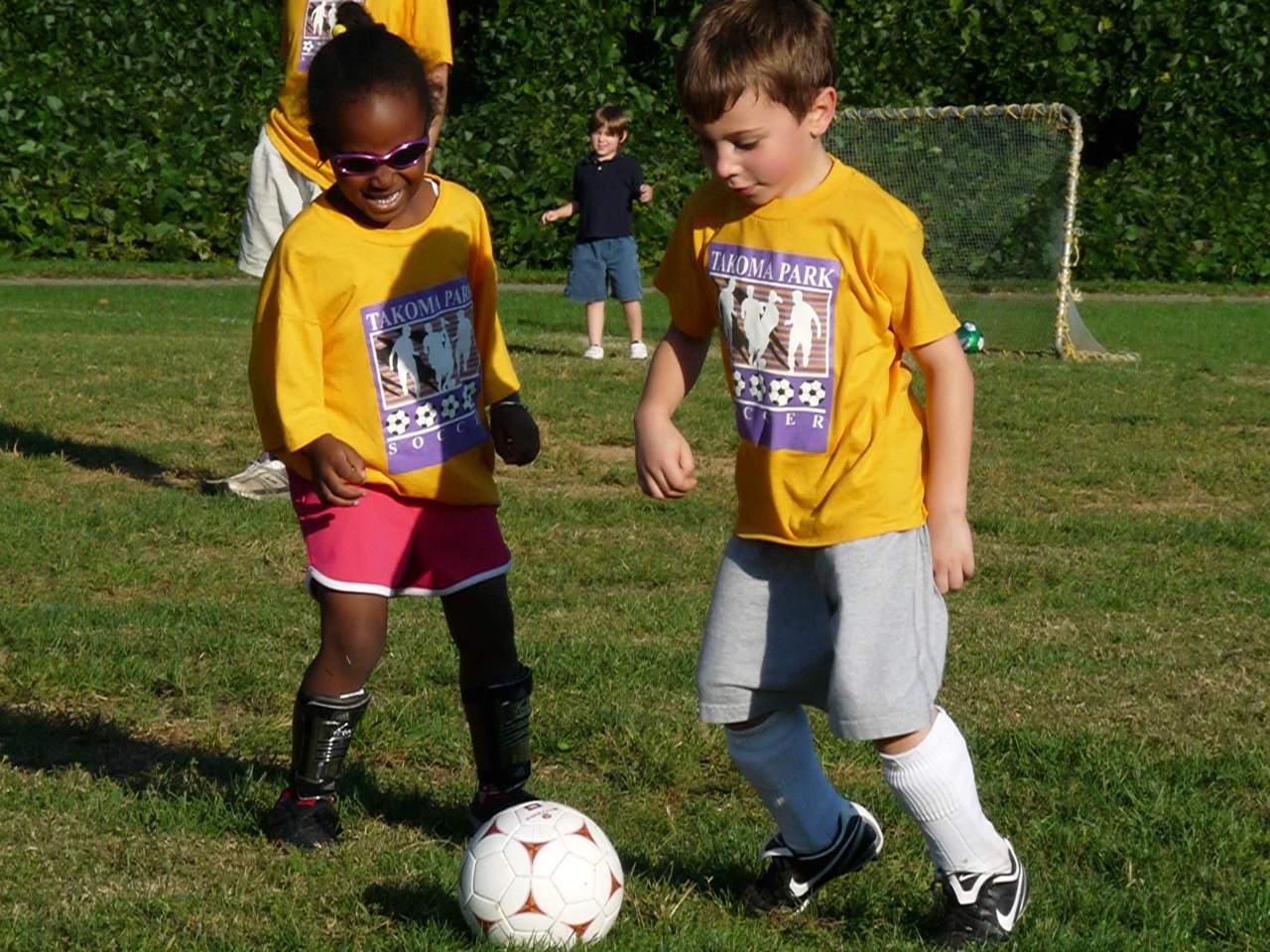 kids playing soccer